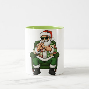 Caneca De Café Em Dois Tons 67 Seis Sete Bruh Natal Divertido 6 7 Camisa de