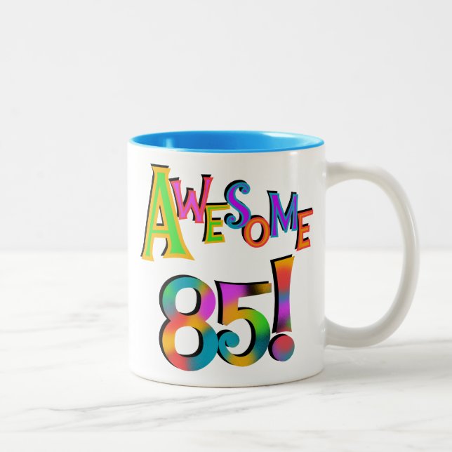 Caneca De Café Em Dois Tons 85 t-shirt e presentes impressionantes do (Direita)
