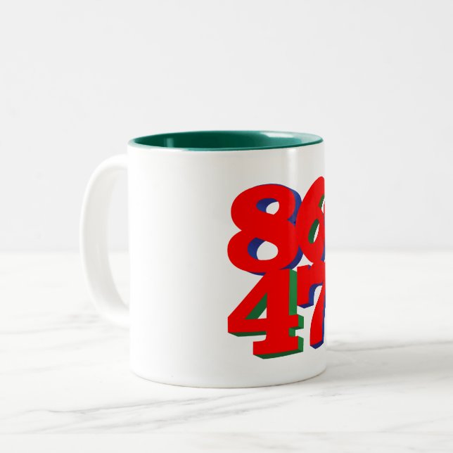 CANECA DE CAFÉ EM DOIS TONS 8647 (Frente Esquerda)