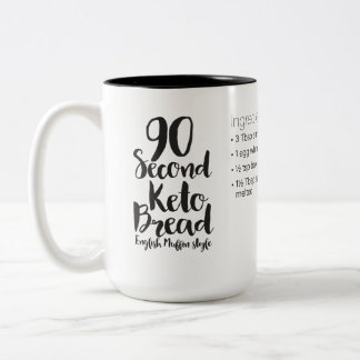 Caneca De Café Em Dois Tons 90 segundos de receita de Mug de Pão de Chaves — L