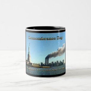 Caneca De Café Em Dois Tons 911 Sept. do dia da relembrança 11, 2001