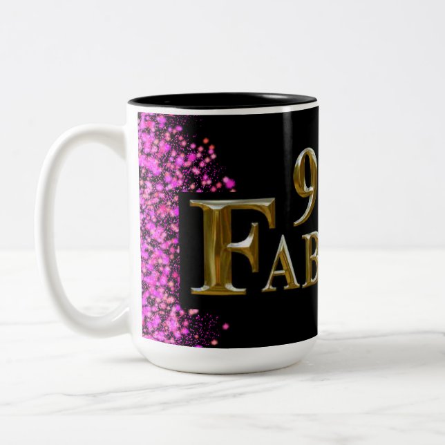 Caneca De Café Em Dois Tons 97º Aniversário  (Esquerda)