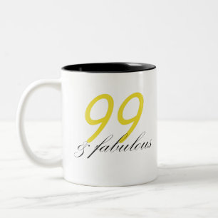 Caneca De Café Em Dois Tons 99 e fabuloso