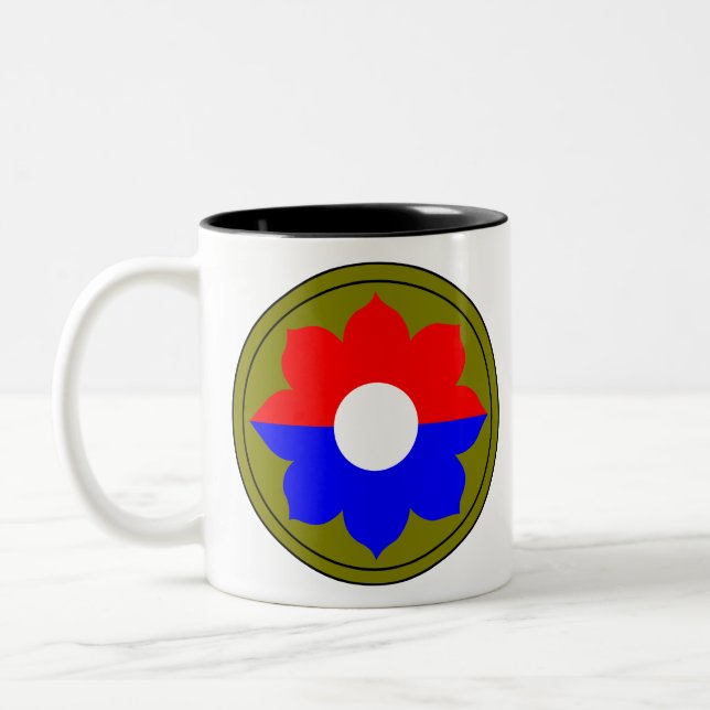 Caneca De Café Em Dois Tons 9th Infantry Division (Esquerda)
