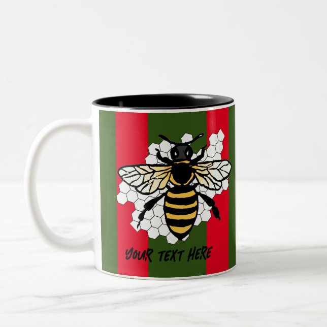 Caneca De Café Em Dois Tons A abelha (Esquerda)