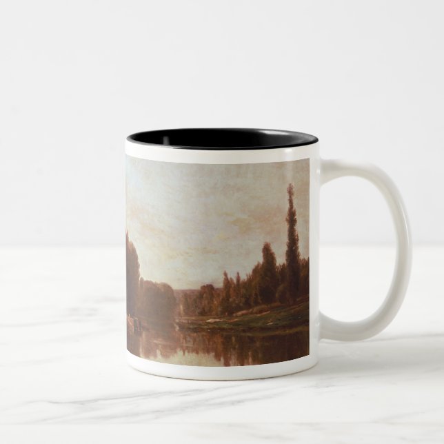 Caneca De Café Em Dois Tons A afluência (Direita)