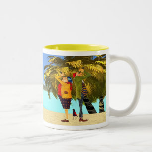 Caneca De Café Em Dois Tons A APOSENTADORIA é uma EXPLOSÃO