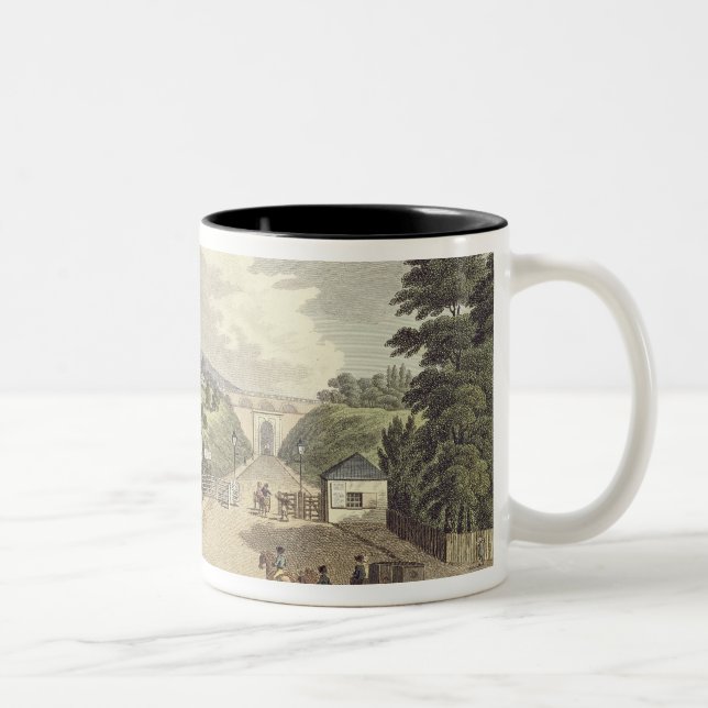 Caneca De Café Em Dois Tons A arcada de Highgate (Direita)