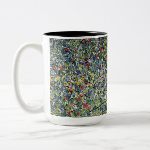 Caneca De Café Em Dois Tons A Árvore Apple (por Gustav Klimt)