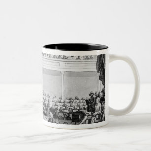 Caneca De Café Em Dois Tons A assembleia geral de Kirk de Scotland