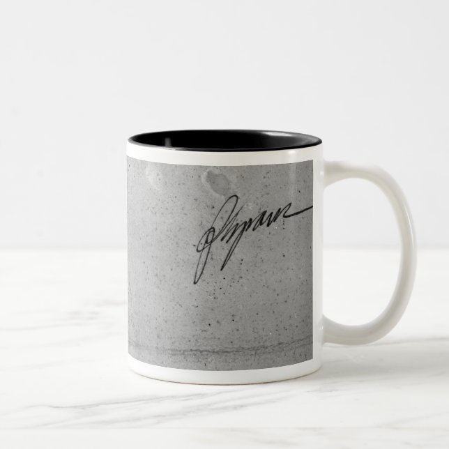 Caneca De Café Em Dois Tons A assinatura de Jean-Baptiste Greuze (Direita)