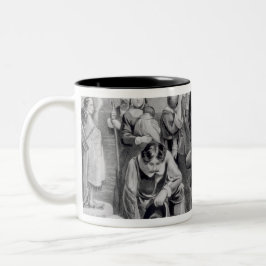 Caneca De Café Em Dois Tons A aterragem dos peregrinos