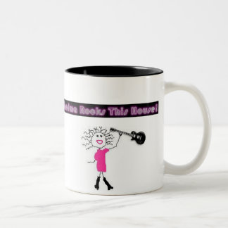 Caneca De Café Em Dois Tons A avó balança esta casa!