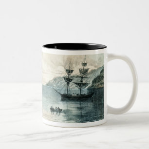 Caneca De Café Em Dois Tons A baía de Annapolis, c.1880