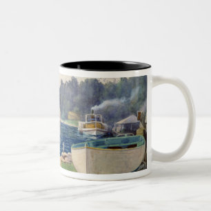 Caneca De Café Em Dois Tons A baía de Mosman, Sydney
