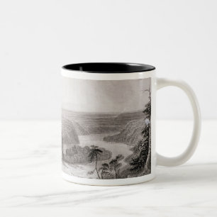 Caneca De Café Em Dois Tons A balsa do harpista, West Virginia