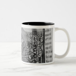 Caneca De Café Em Dois Tons A batalha de Crecy em 1346