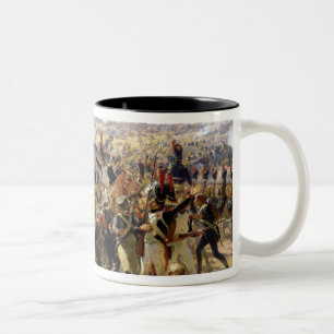 Caneca De Café Em Dois Tons A batalha de Essling, em maio de 1809