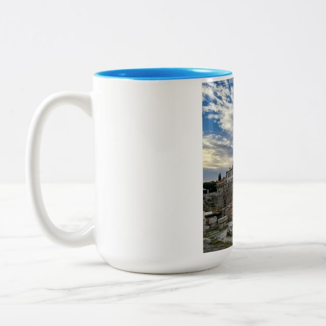 Caneca De Café Em Dois Tons A Bela Atenas  (Esquerda)