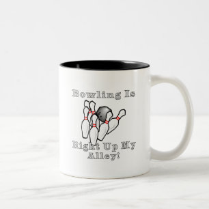 Caneca De Café Em Dois Tons A boliche é