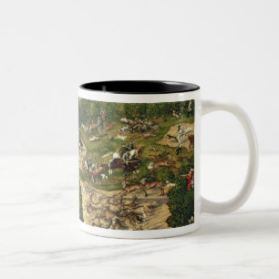 Caneca De Café Em Dois Tons A caça do veado