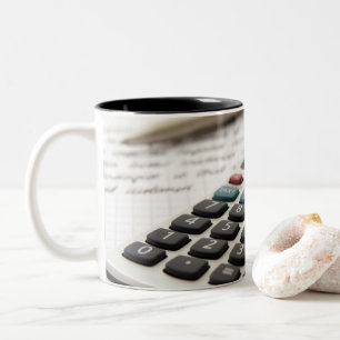 Caneca De Café Em Dois Tons "A calculadora "