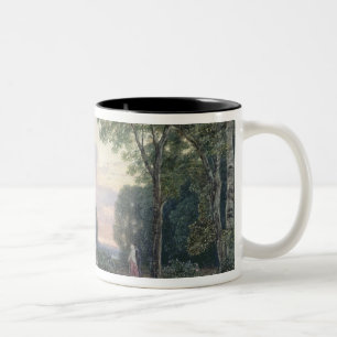 Caneca De Café Em Dois Tons A caminhada crepuscular