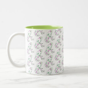 Caneca De Café Em Dois Tons A caneca do sapo, dois tonifica a caneca no