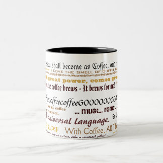 Caneca De Café Em Dois Tons A caneca - edição do café