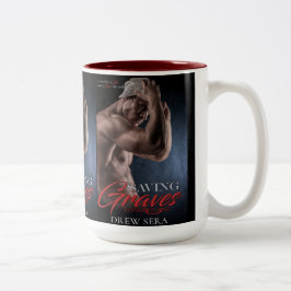 Caneca De Café Em Dois Tons A capa do livro das sepulturas da economia tirou