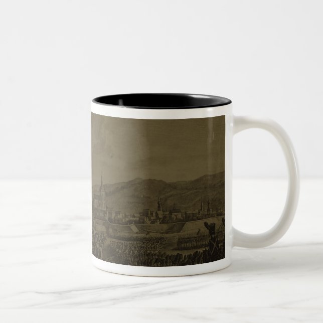 Caneca De Café Em Dois Tons A capitulação de Ulm em outubro de 1805 (Direita)