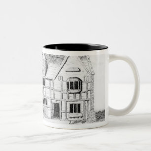 Caneca De Café Em Dois Tons A casa em Stratford-em cima-Avon