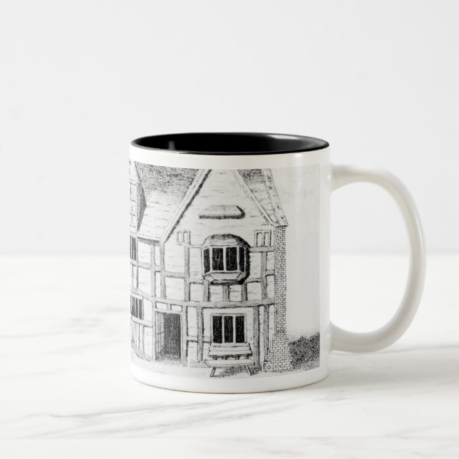 Caneca De Café Em Dois Tons A casa em Stratford-em cima-Avon (Direita)