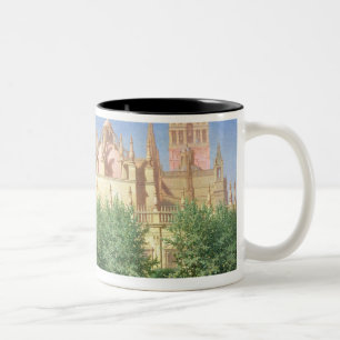 Caneca De Café Em Dois Tons A catedral de Sevilha