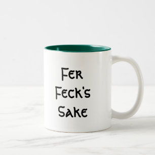Caneca De Café Em Dois Tons A causa do Feck do Fer