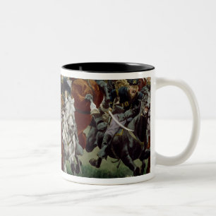 Caneca De Café Em Dois Tons A cavalaria, 1895