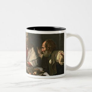 Caneca De Café Em Dois Tons A ceia em Emmaus, 1601 2