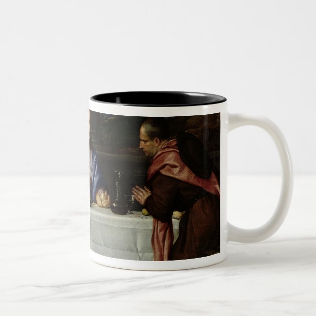 Caneca De Café Em Dois Tons A ceia em Emmaus, c.1535 (Direita)