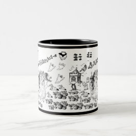 Caneca De Café Em Dois Tons A Cerimônia Assombrada -