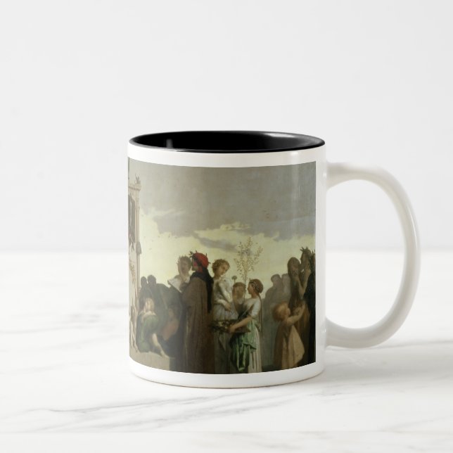 Caneca De Café Em Dois Tons A comédia humana, c.1852 (Direita)