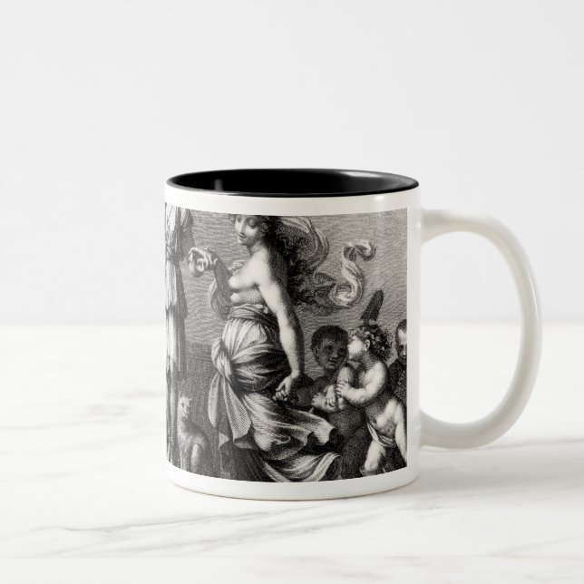 Caneca De Café Em Dois Tons A constituição francesa (Direita)