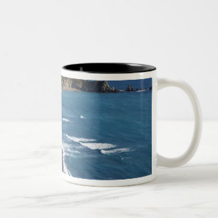 Caneca De Café Em Dois Tons A costa de Big Sur na Califórnia, EUA