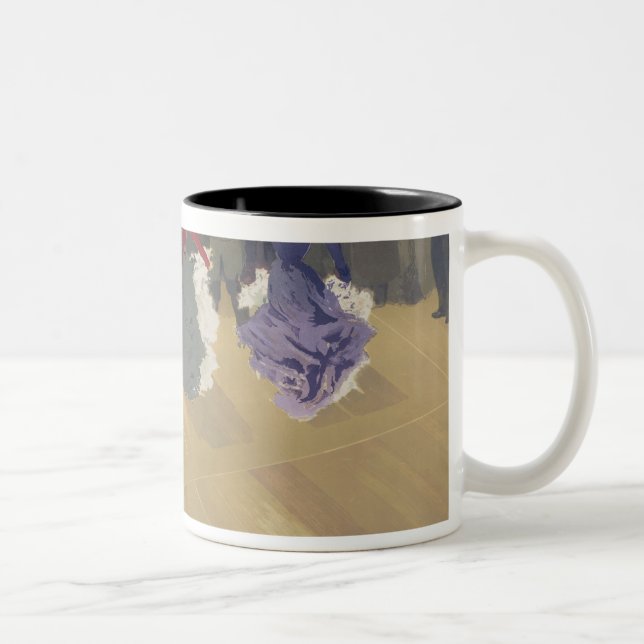 Caneca De Café Em Dois Tons A dança das mulheres Poder-Pode (Direita)