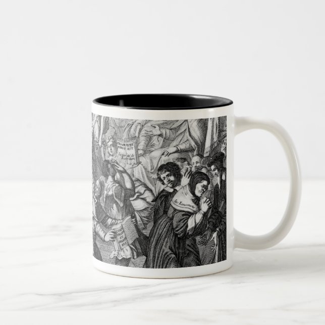 Caneca De Café Em Dois Tons A derrota e a confusão dos Jansenists (Direita)