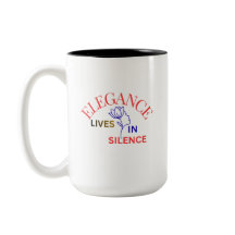 A Elegância Vive no Silêncio Tipografia Minimalist