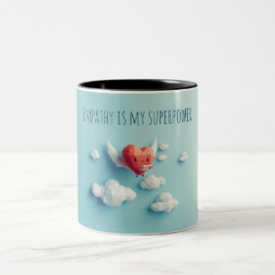 Caneca De Café Em Dois Tons A Empatia É A Minha Extrema Imagem Do UX Designer