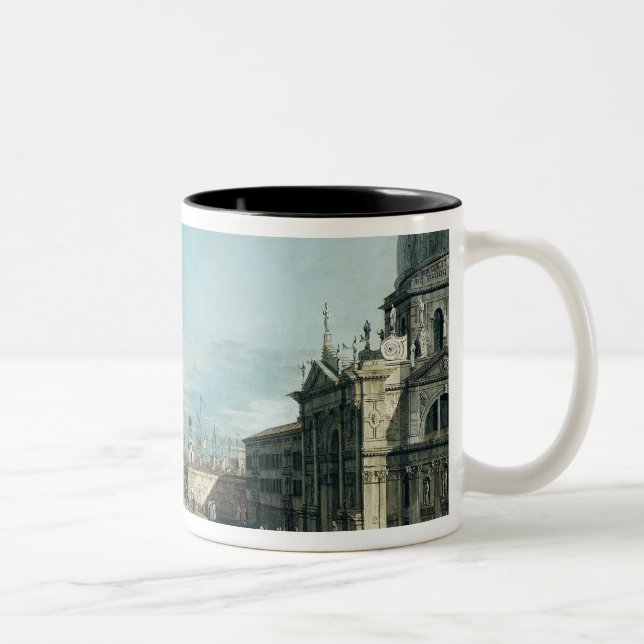 Caneca De Café Em Dois Tons A entrada ao canal grande (Direita)