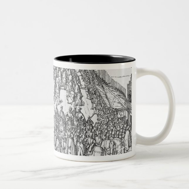 Caneca De Café Em Dois Tons A entrada solene de Matthias (Direita)