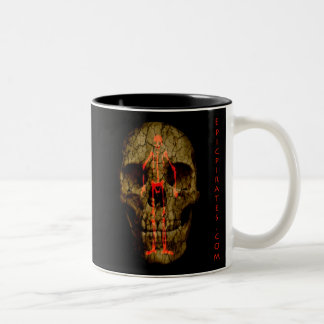 Caneca De Café Em Dois Tons A epopeia pirateia a bandeira #4