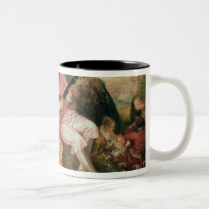 Caneca De Café Em Dois Tons A escala do amor, 1715-18